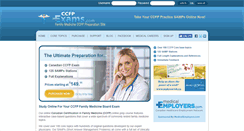 Desktop Screenshot of ccfpexams.com