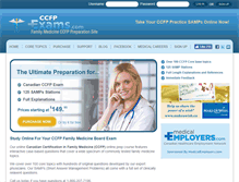 Tablet Screenshot of ccfpexams.com